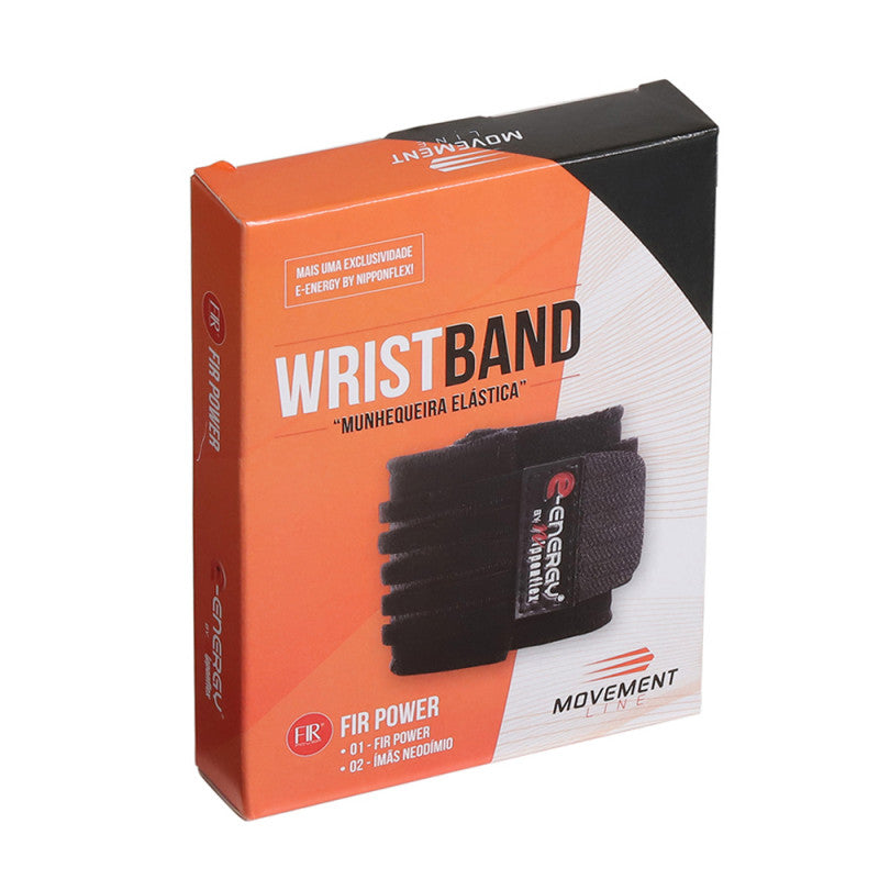Muñequera Elástica - Wrist Band FIR - Negra