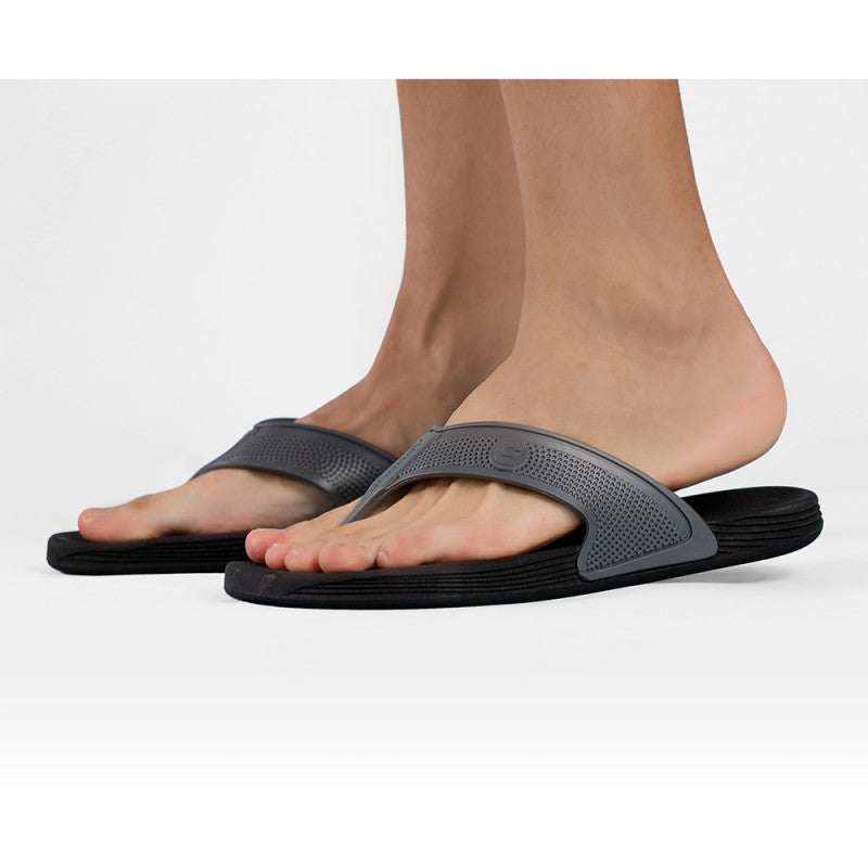 Zapatilla Slippers FIR Masculino - Negro/Gris