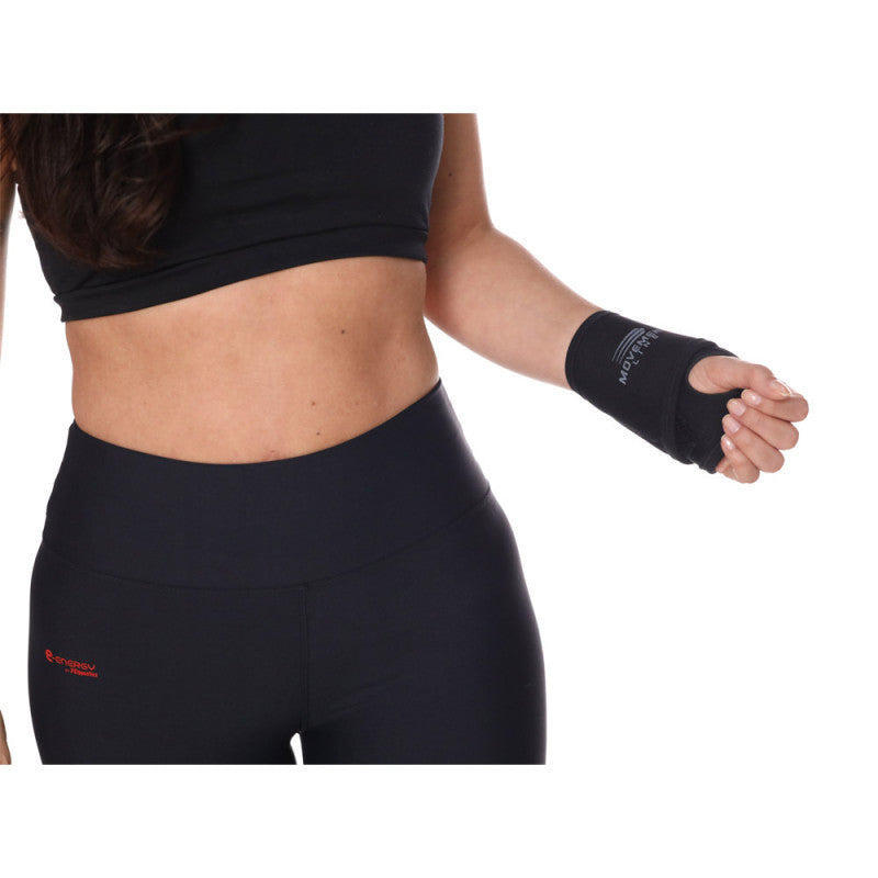 Muñequera Ajustable con Dedal - Wrist Band FIR - Negra