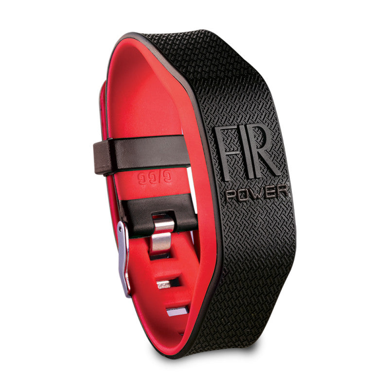 Pulsera Double FIR Power - Negro/Rojo