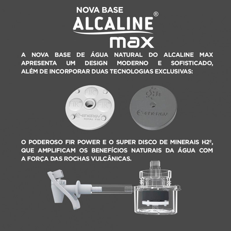 Base Alcaline Max - Negra (con tecnología)