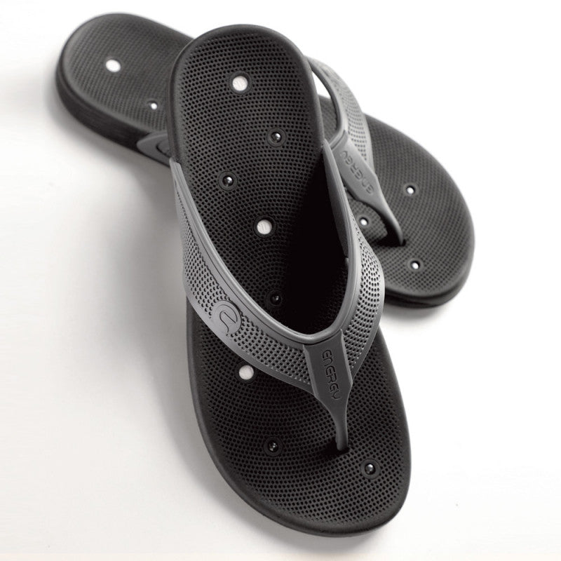 Zapatilla Slippers FIR Masculino - Negro/Gris