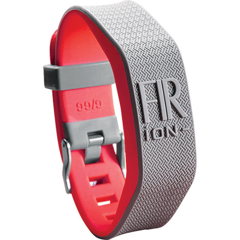Pulsera FIR Íon - Gris/Rojo